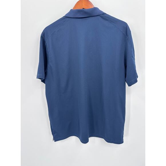 Nike Jordan Dri-FIT Polo Shirt Navy Blue Jumpman Logo Mens XL Athletic EUC - Picture 6 of 9